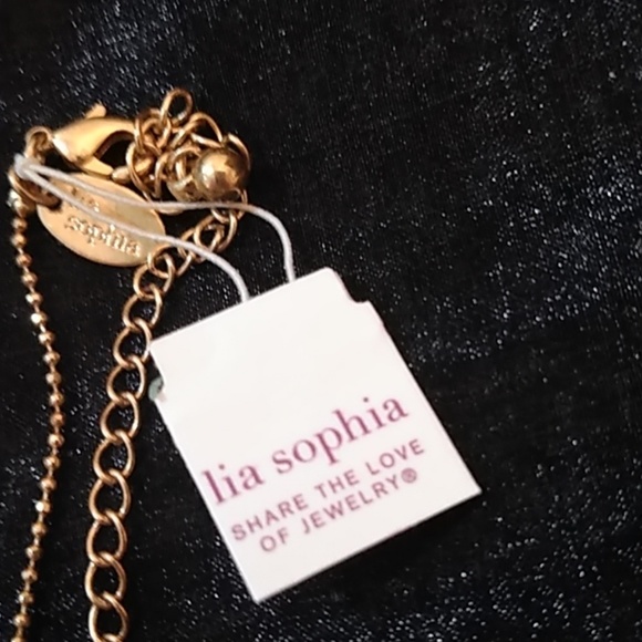 Lia Sophia necklace, gold - Picture 3 of 5